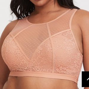 Torrid Intimates Peach High Neck Bralette NWOT